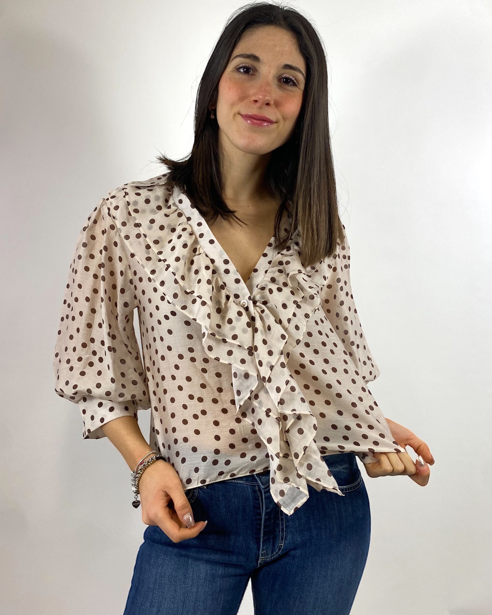 SUSY MIX CAMICIA ROUCHES POIS