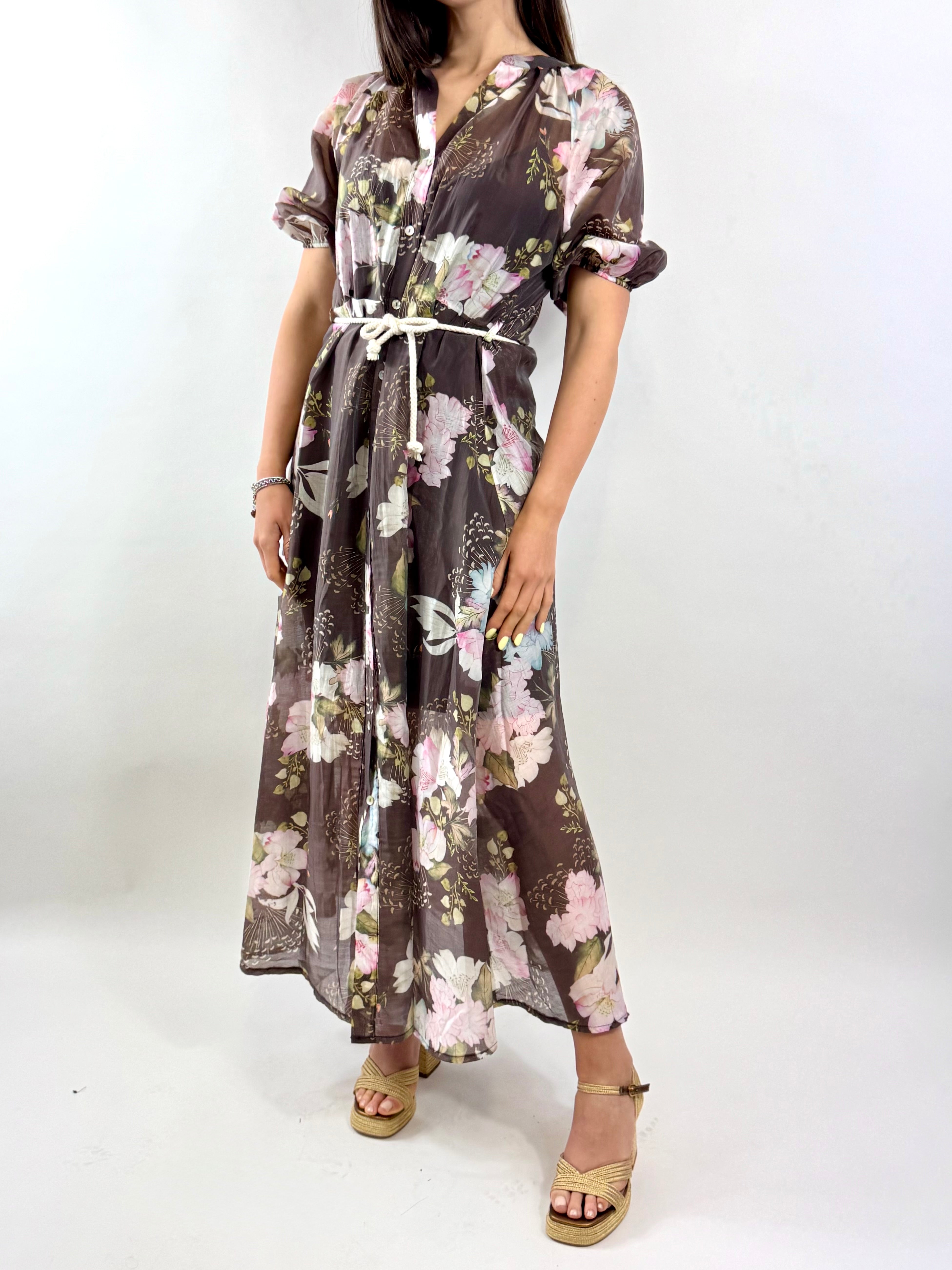 SUSY MIX ABITO FANTASIA FLOREALE MORO