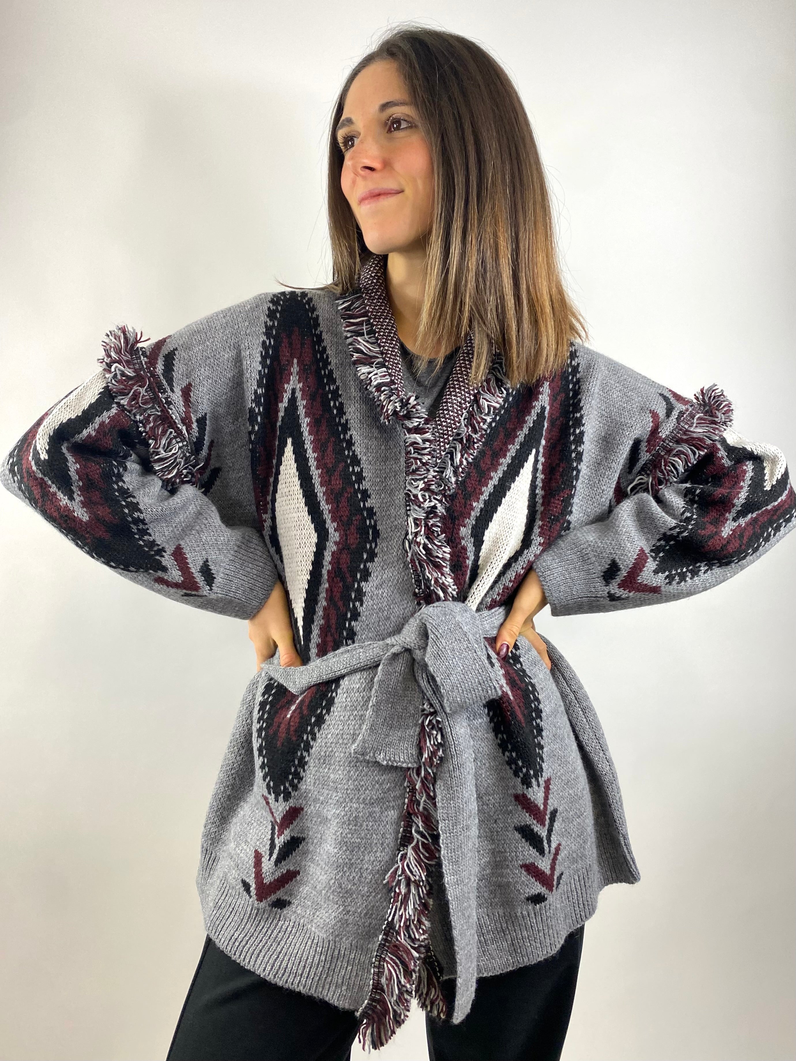 TWO WAY KABAN GRIGIO