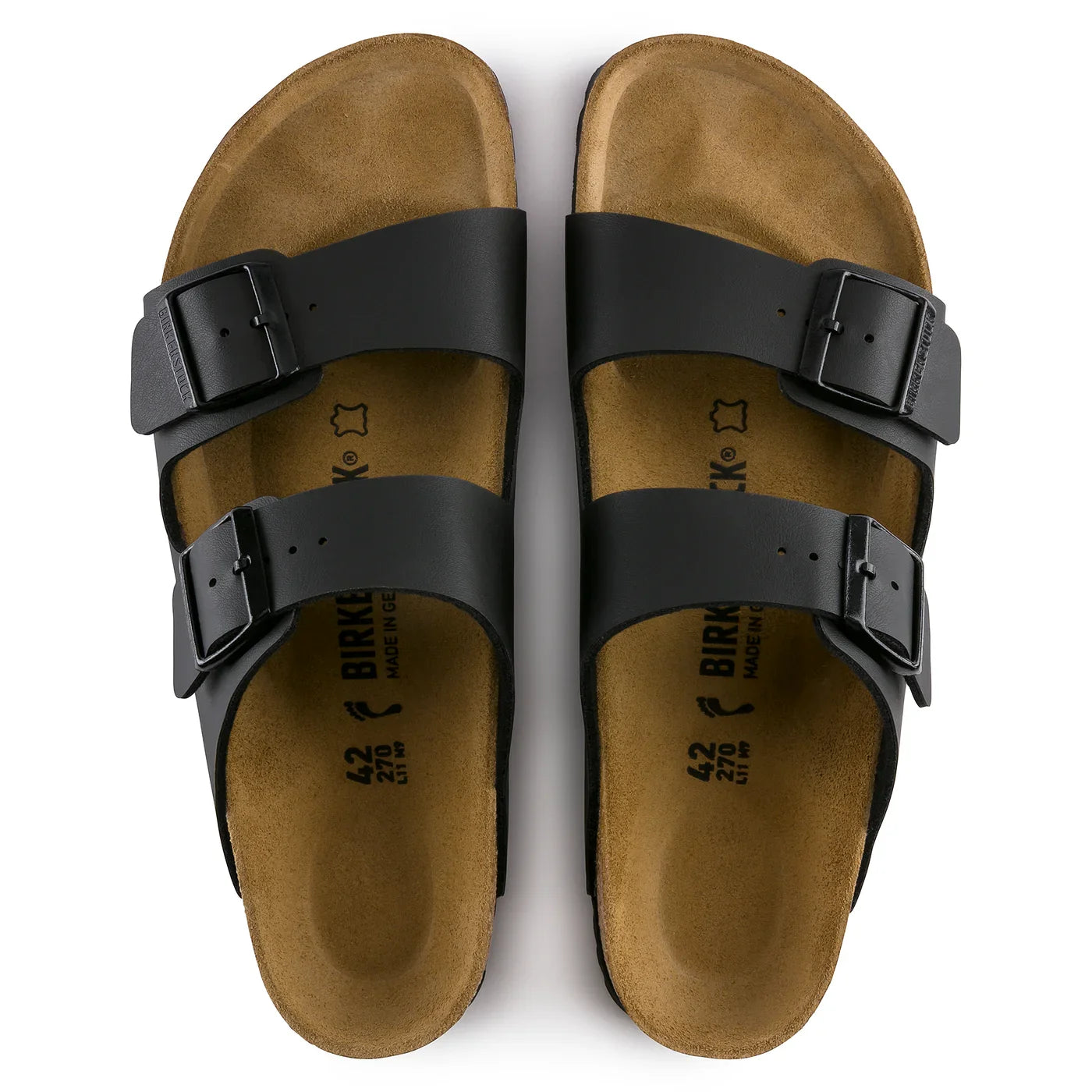 BIRKENSTOCK ARIZONA BLACK UOMO