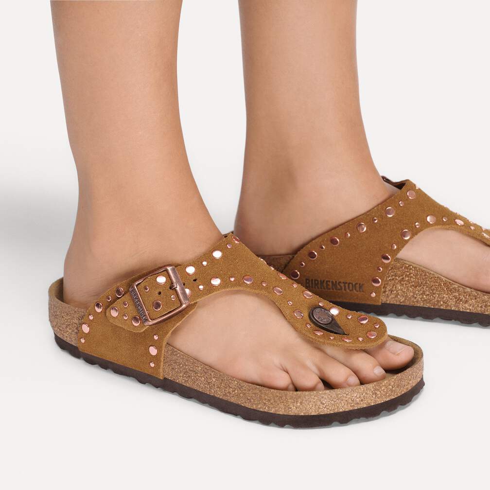 BIRKENSTOCK GIZEH RIVET MINK