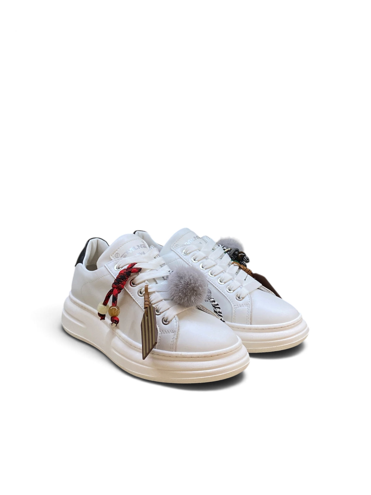 MÉLINÉ SNEAKERS PELLE BIANCO