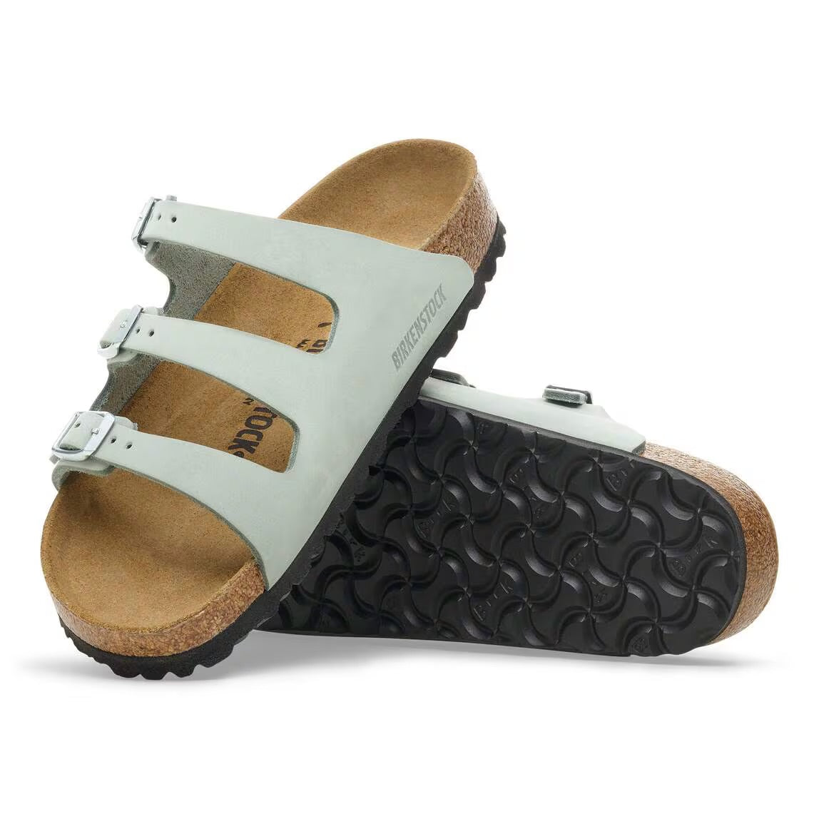 BIRKENSTOCK FLORIDA NABUK PURE SAGE