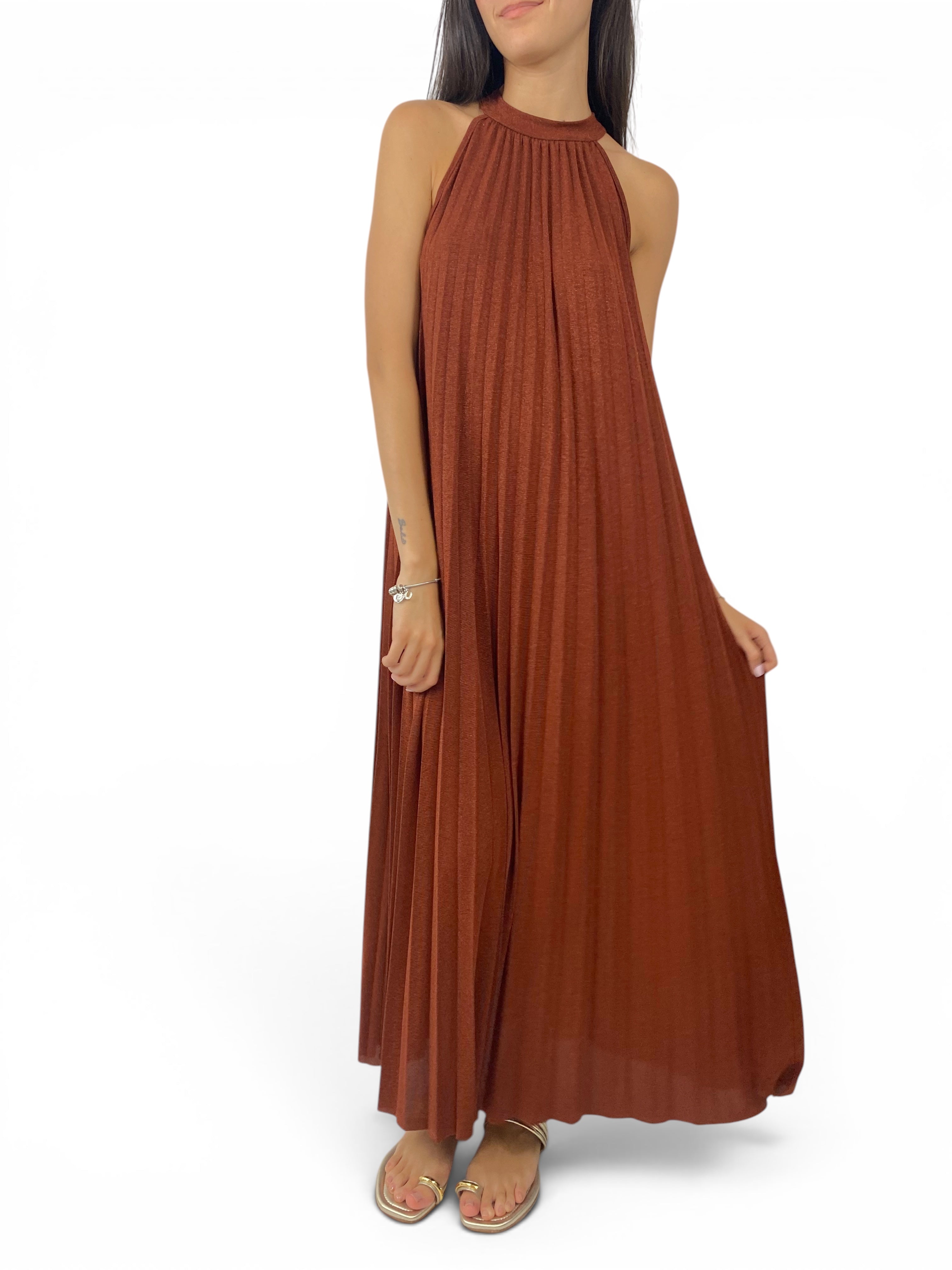 CECILE ABITO LUREX RAME SCURO