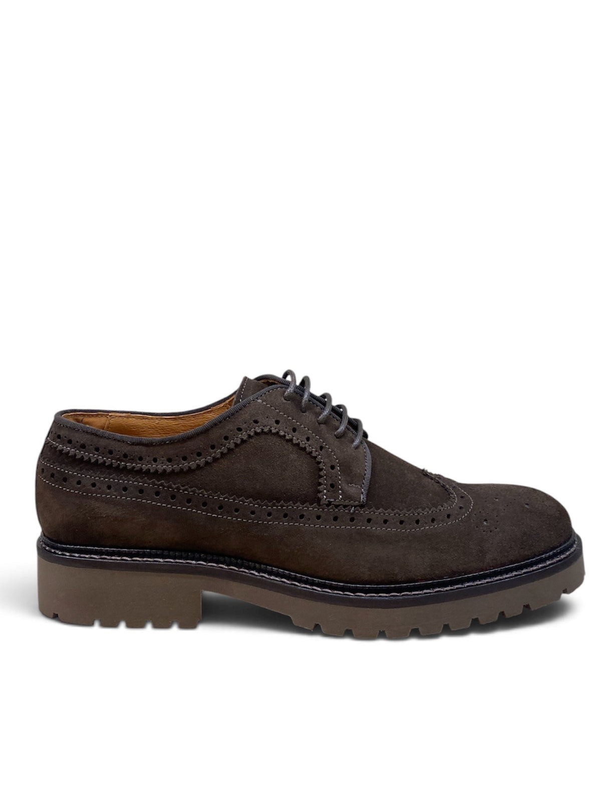 EXTON MOCASSINO DERBY IN CAMOSCIO TERRA