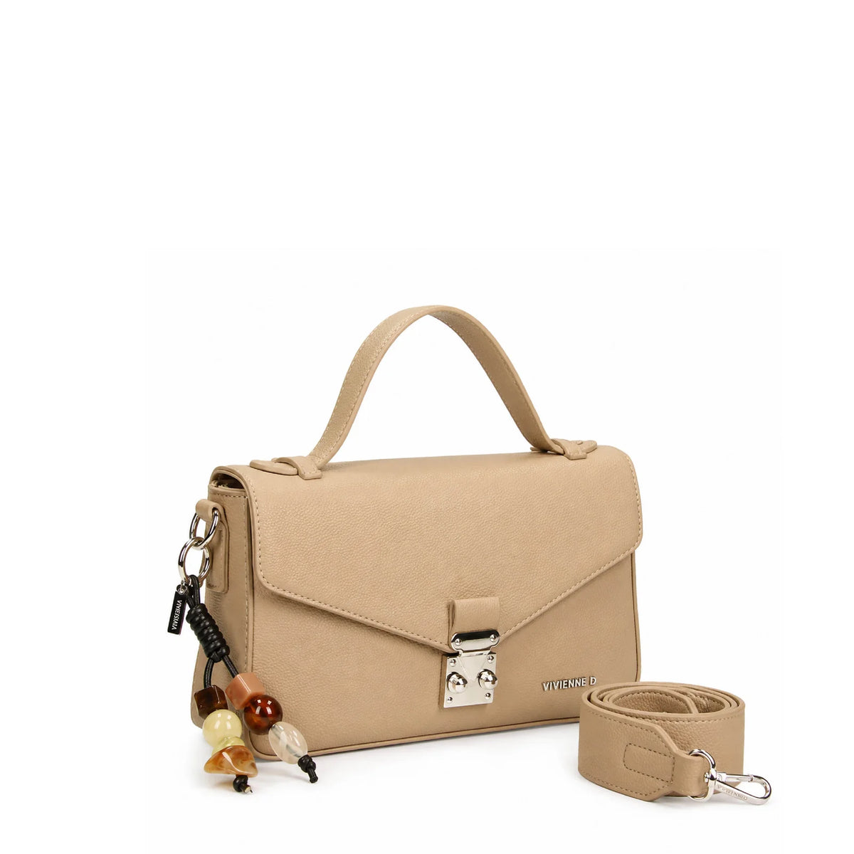 VIVIENNE D MINI CARTELLA CHARLIE ESSENTIAL BEIGE