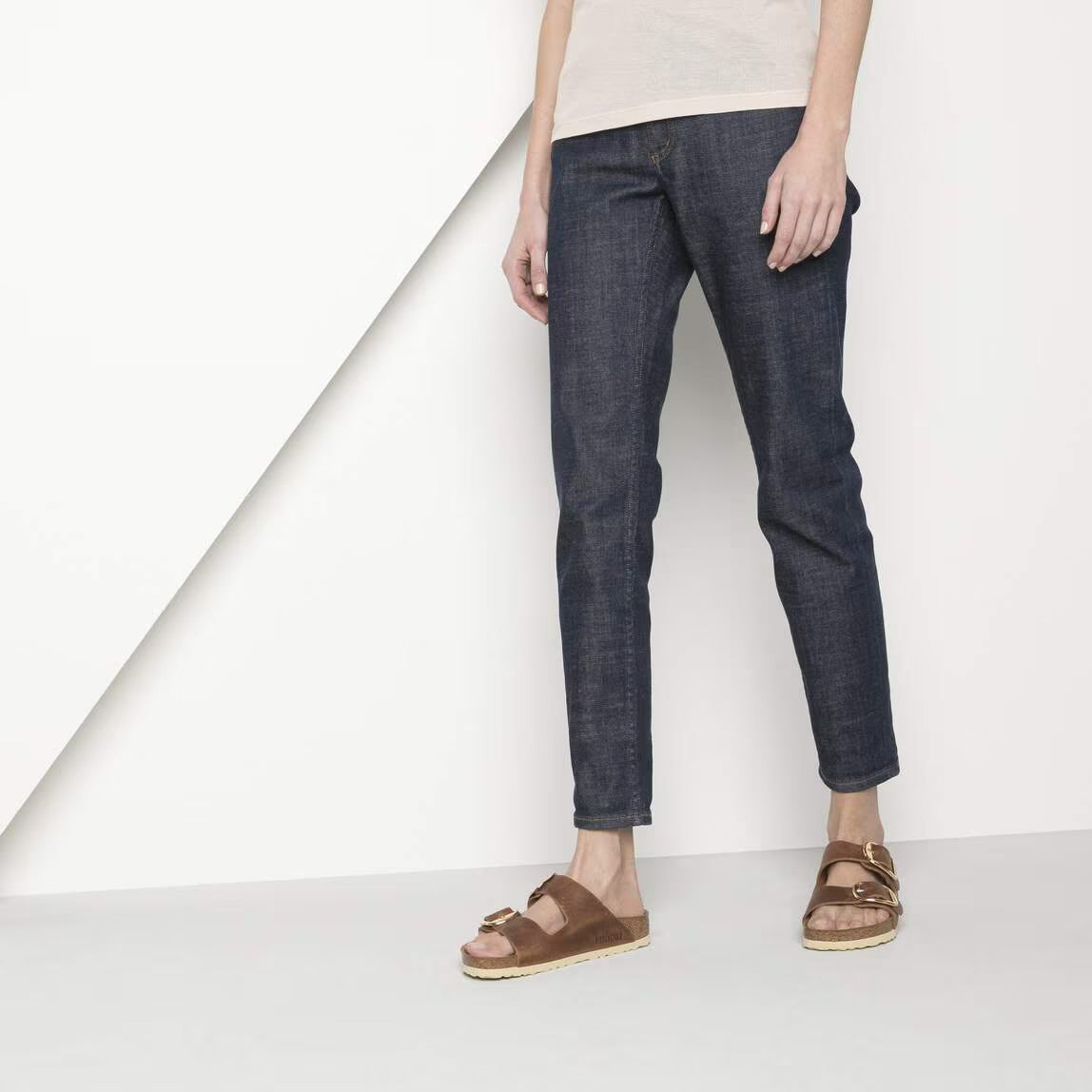 BIRKENSTOCK ARIZONA COGNAC BIG BUCKLE