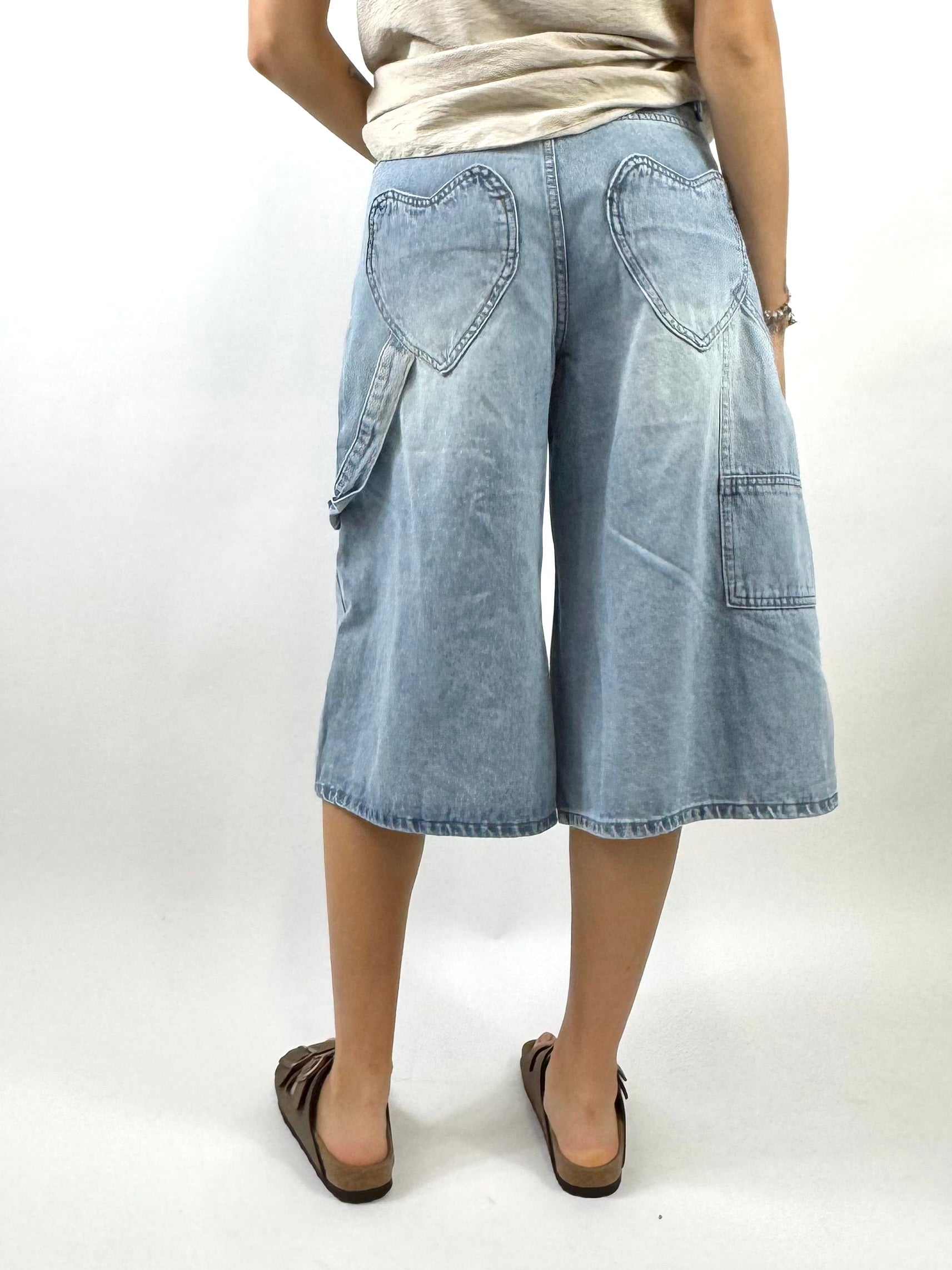 CECILE BERMUDA DENIM