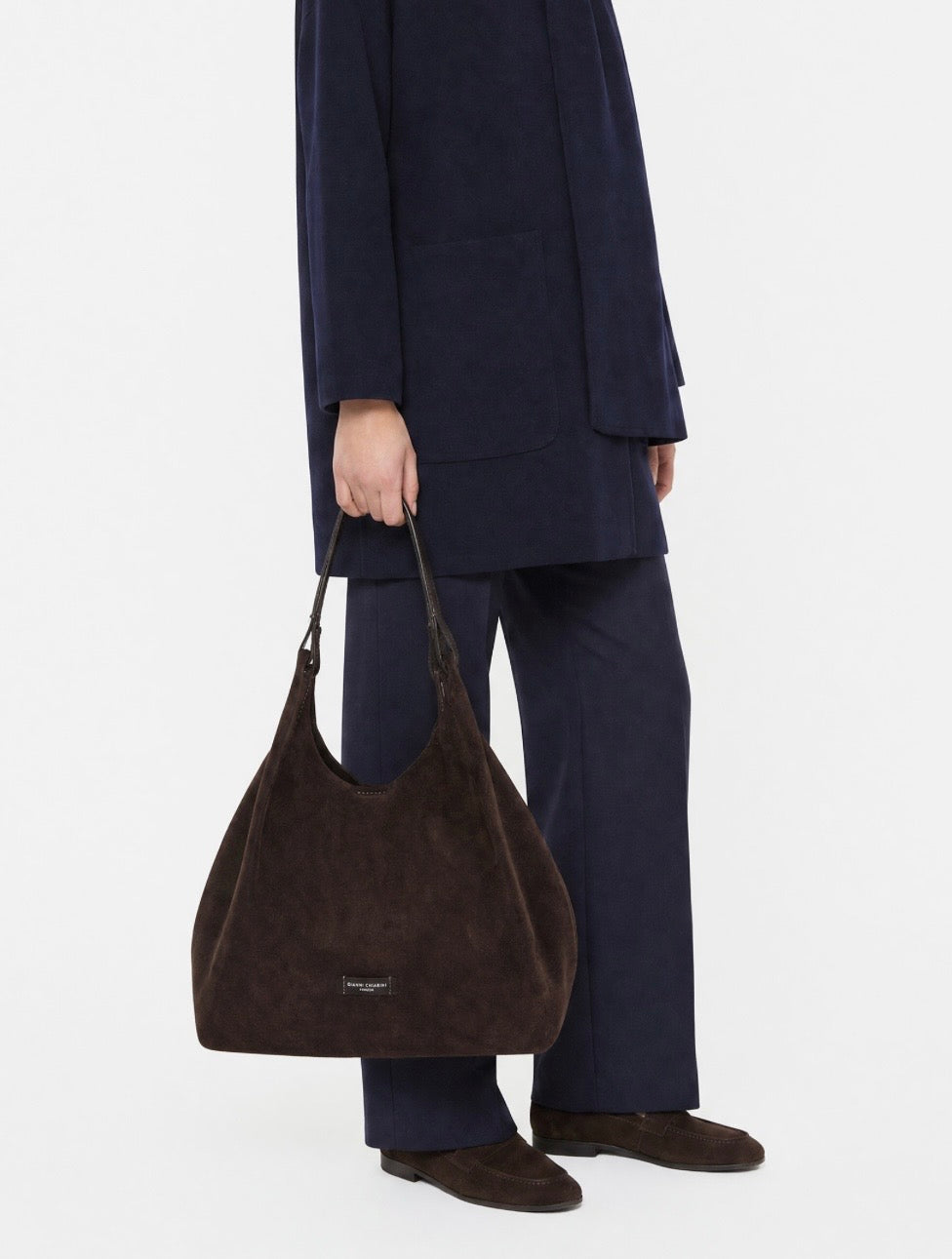GIANNI CHIARINI BORSA A SPALLA DUA MOKA