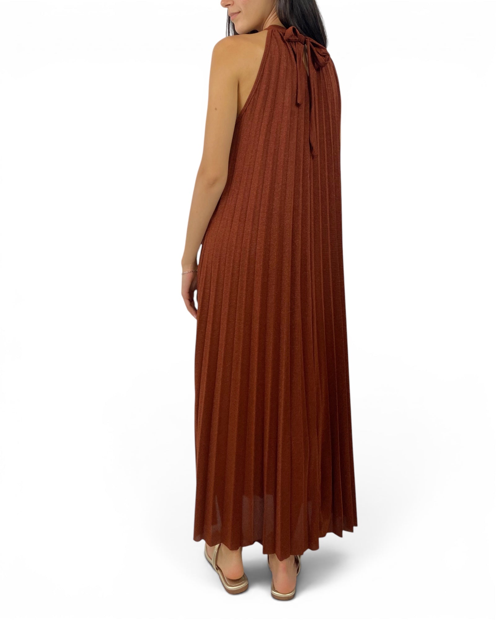 CECILE ABITO LUREX RAME SCURO