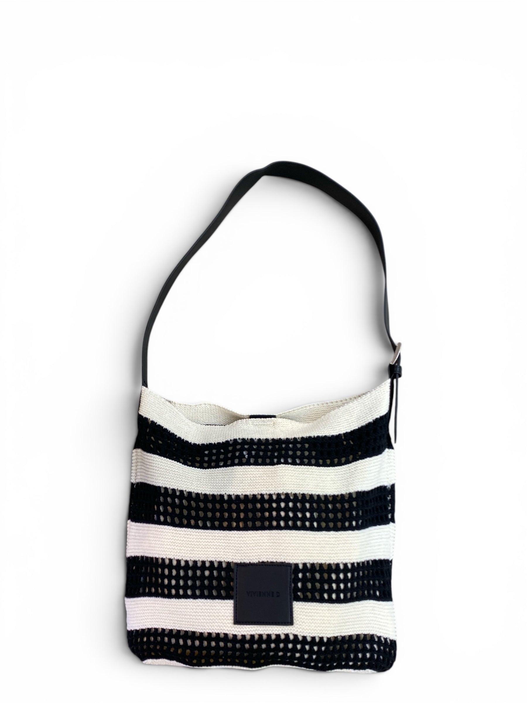 VIVIENNE D BORSA A RIGHE NERA