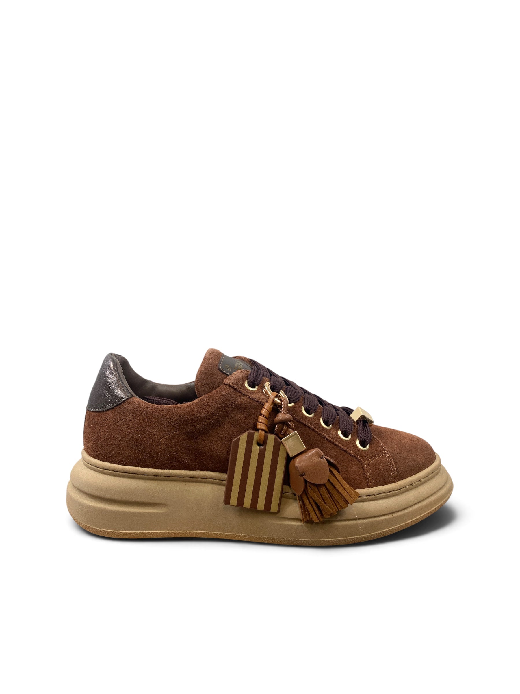 MÉLINÉ SNEAKERS DONNA SUEDE NOCCIOLA