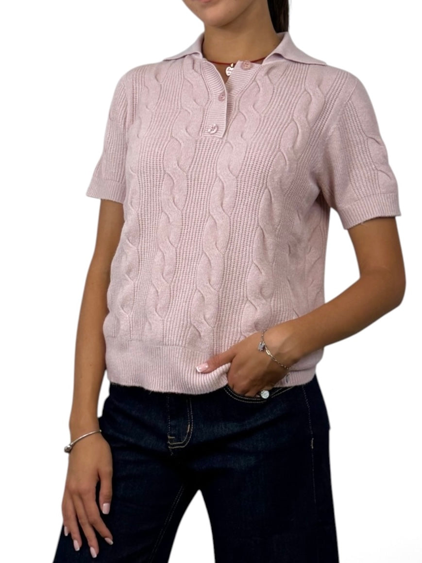 SUSY MIX POLO MEZZA MANICA ROSA