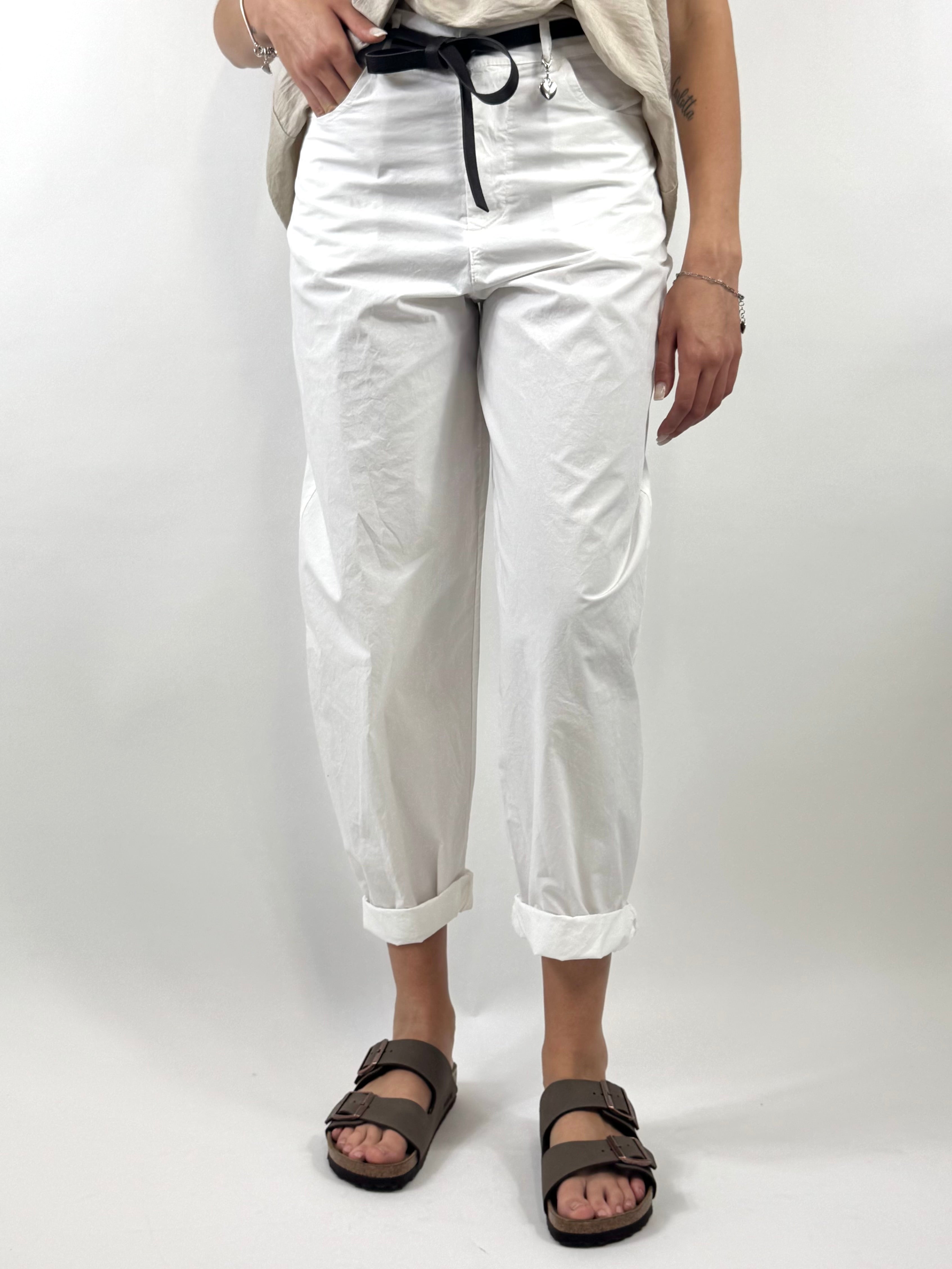 SUSY MIX PANTALONE CUORICINO LATTE
