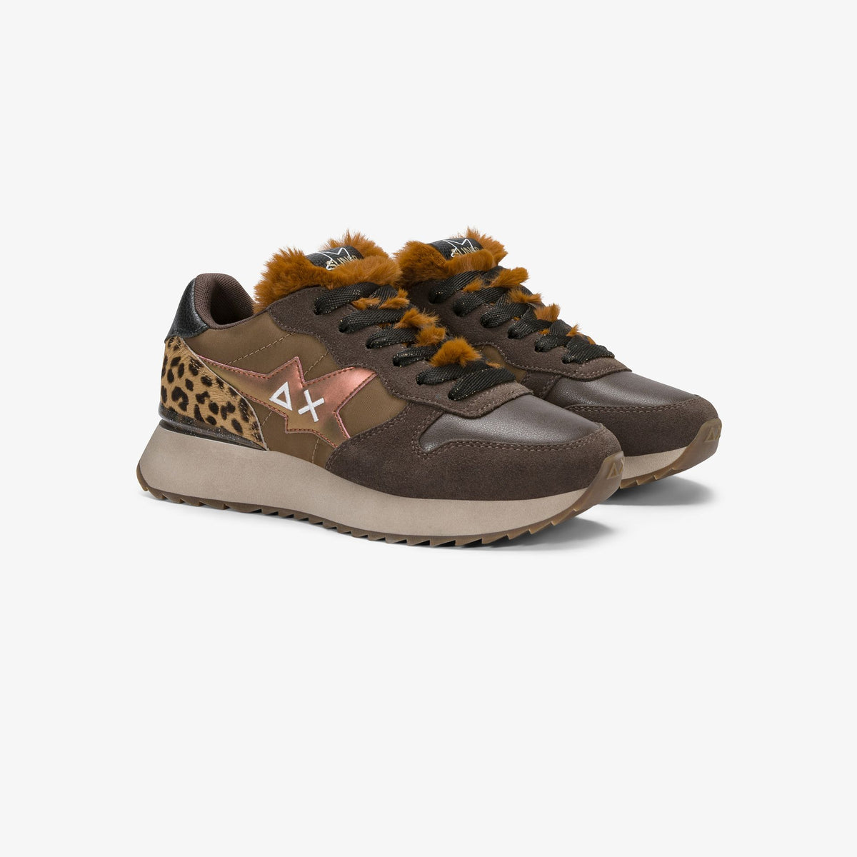 SUN68 SNEAKERS STARGIRL ANIMALIER