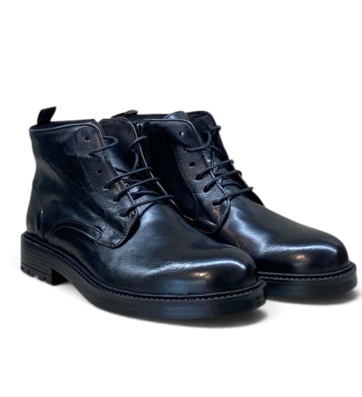 EXTON POLACCHINE IN PELLE NERA