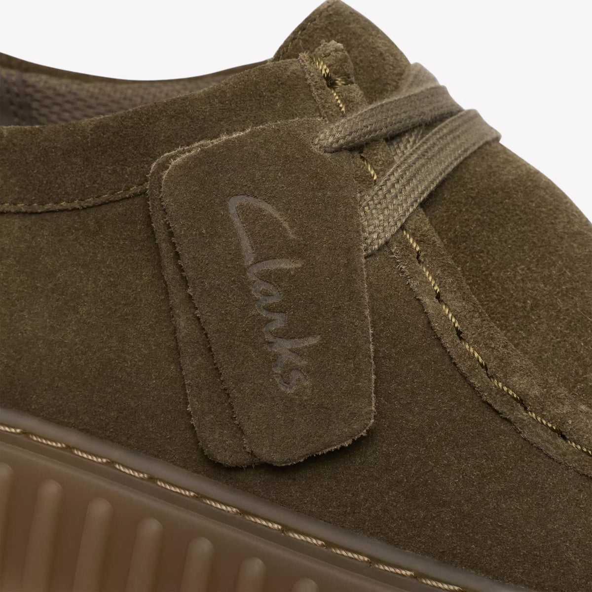 CLARKS THORILL LACE HI POLACCHINE KHAKI