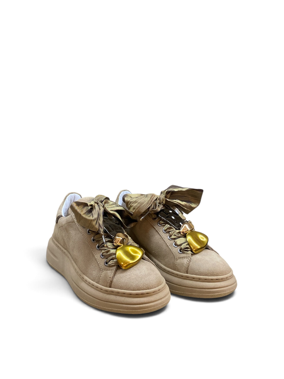 MÉLINÉ SNEAKERS DONNA SUEDE TAUPE