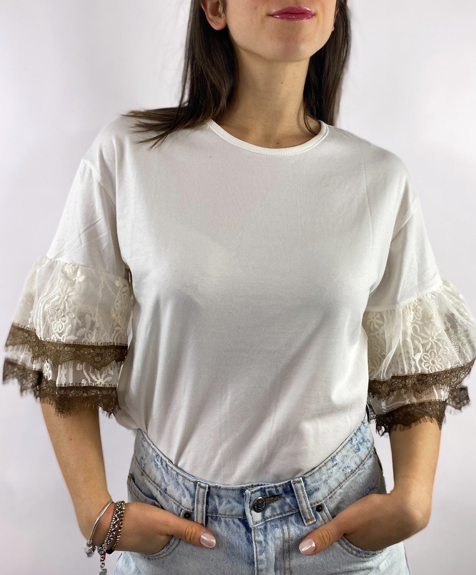 SUSY MIX T-SHIRT MANICA GALE MORO