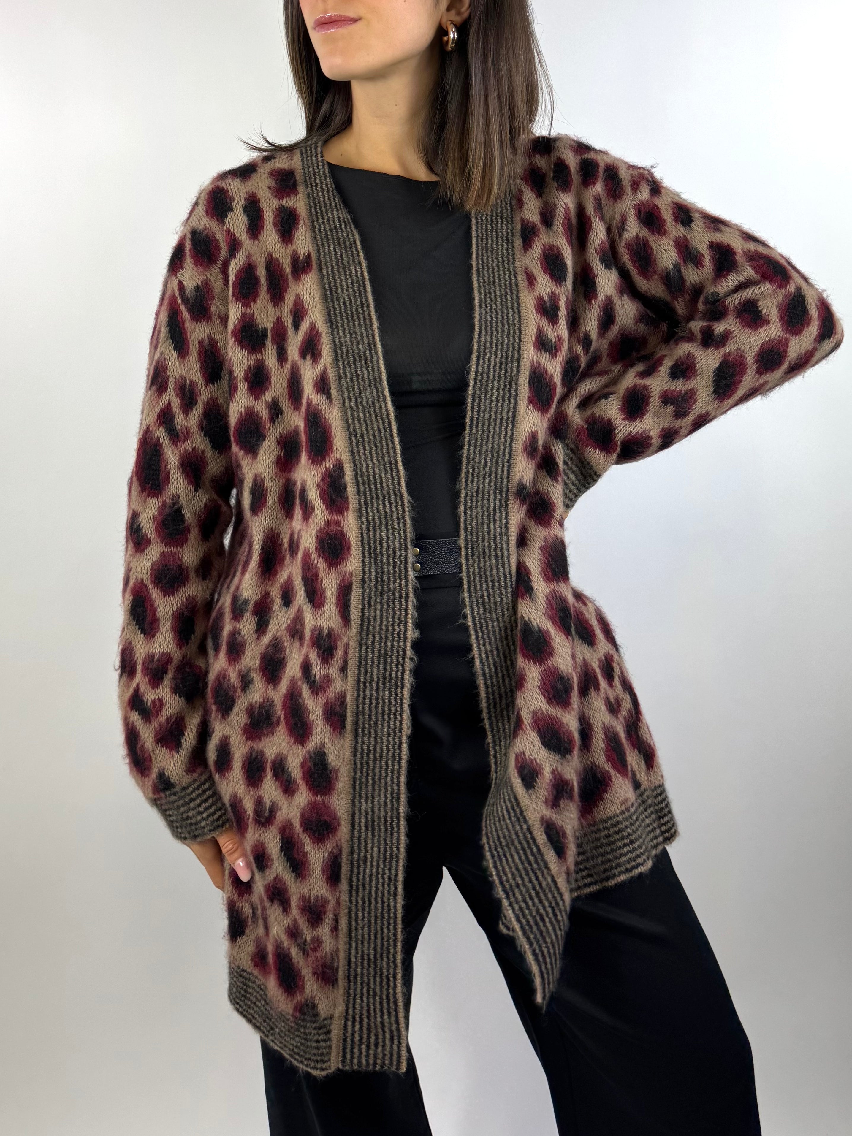 SUSY MIX CARDIGAN MACULATO