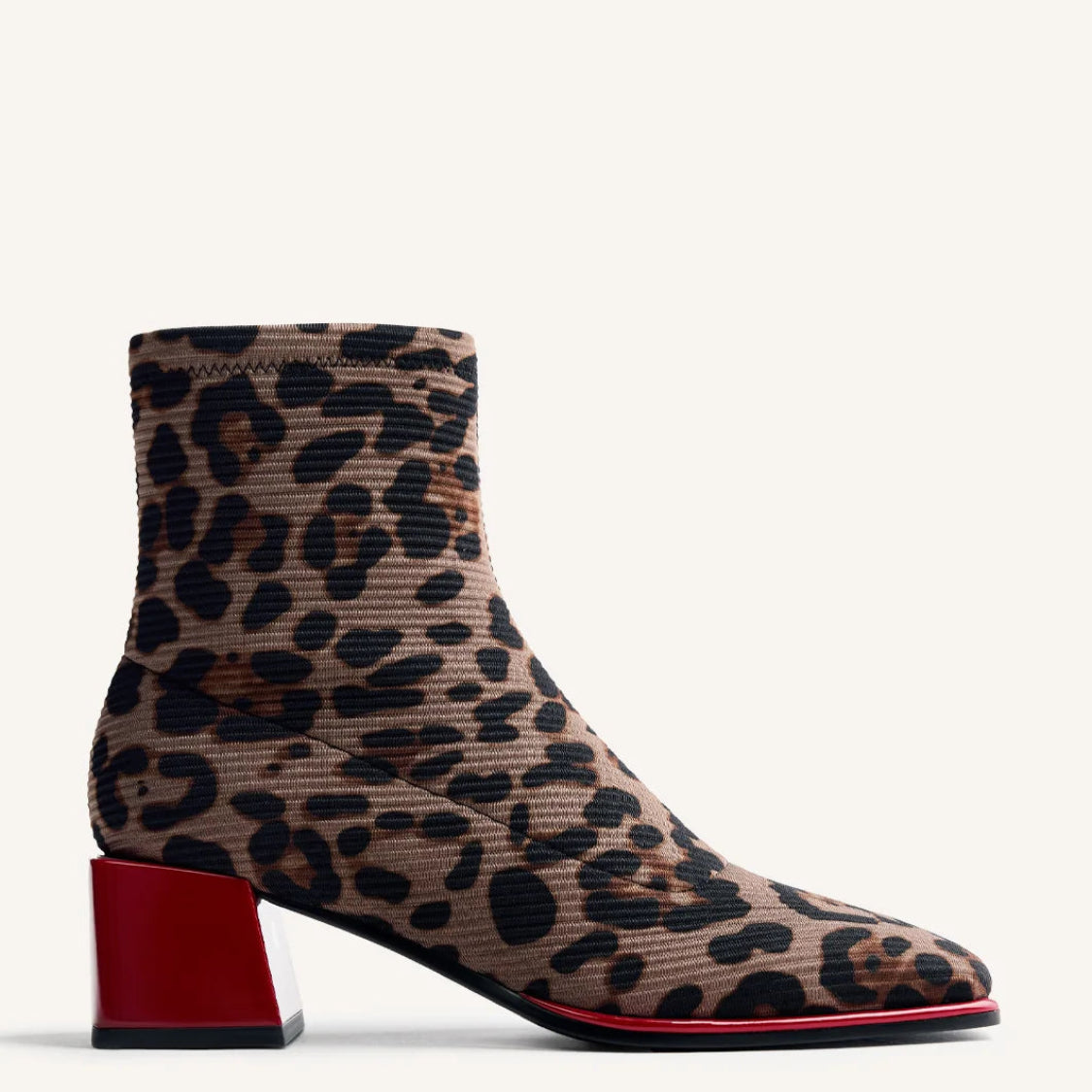 GIOSEPPO STIVALETTI ELASTICI CON STAMPA LEOPARD
