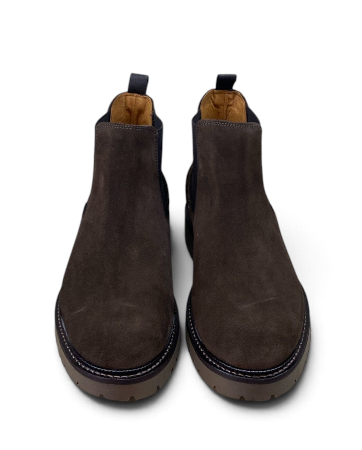 EXTON STIVALETTO BEATLES IN CAMOSCIO TERRA