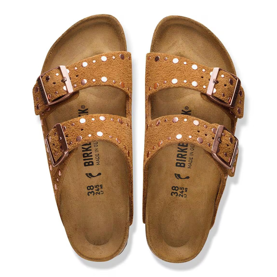 BIRKENSTOCK ARIZONA RIVET MINK