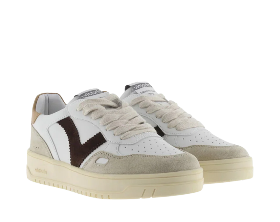 VICTORIA Sneaker uomo modello tennis materiali suede pelle e cuoio