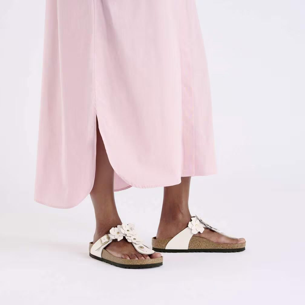 BIRKENSTOCK GIZEH FLOWERS LIGHT ROSE