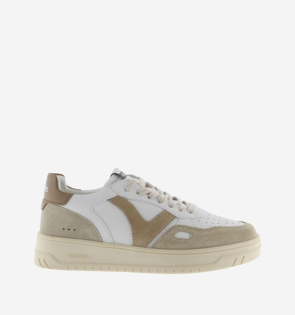VICTORIA SNEAKERS SEUL BEIGE BIANCO