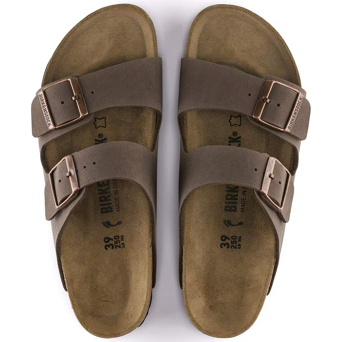BIRKENSTOCK ARIZONA NUBUCK MOCHA DONNA
