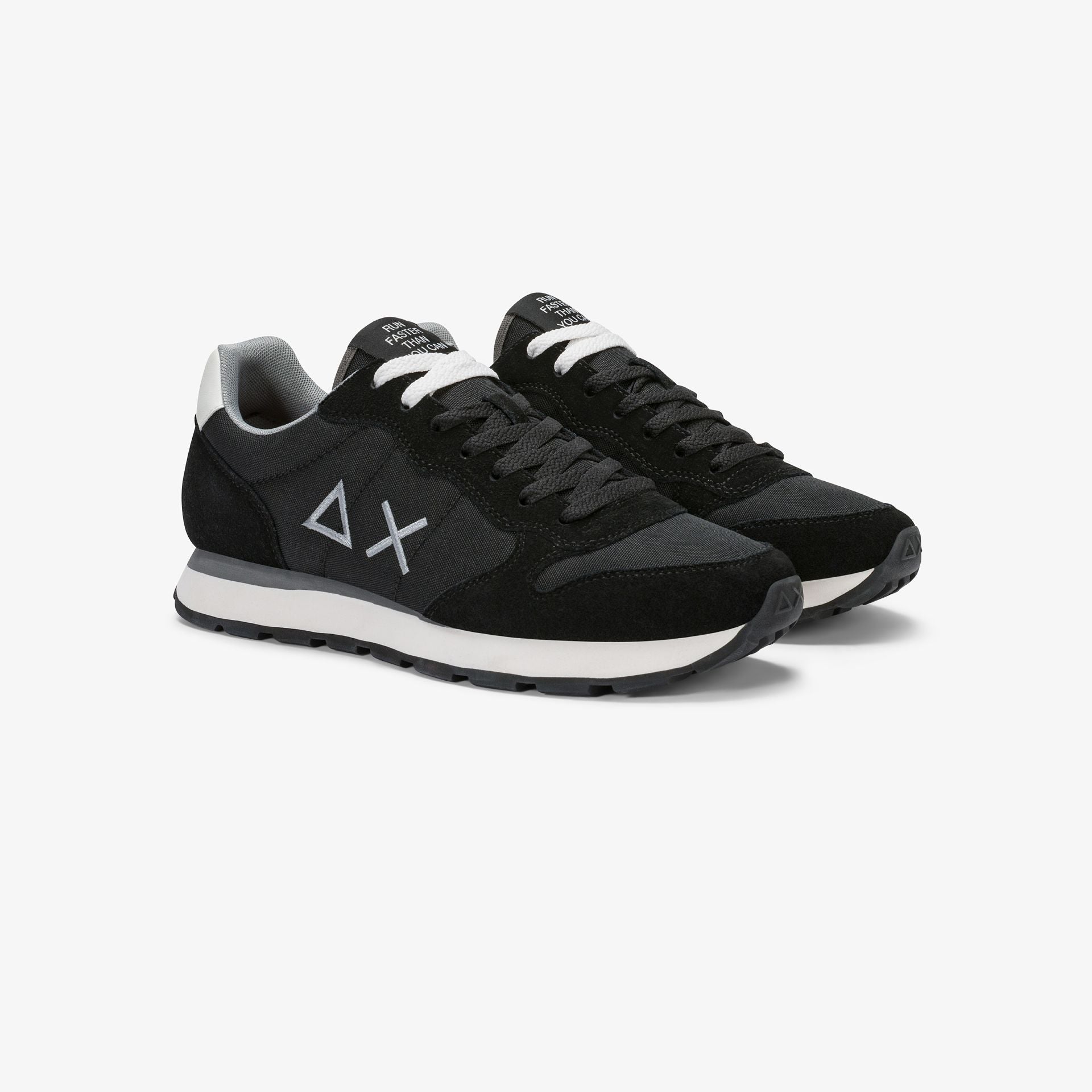 SUN68 SNEAKERS UOMO TOM SOLID NERO