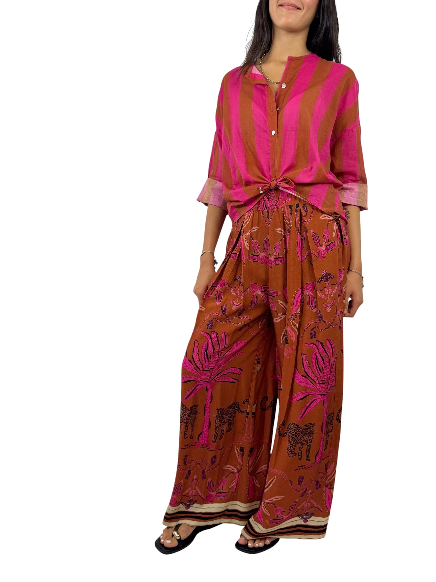 KIKISIX PANTALONE FANTASIA COCCIO