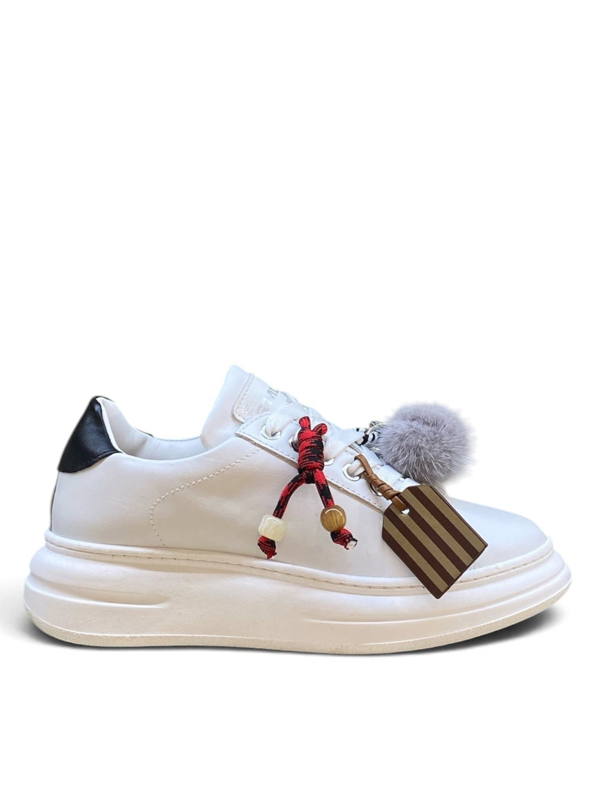 MÉLINÉ SNEAKERS PELLE BIANCO