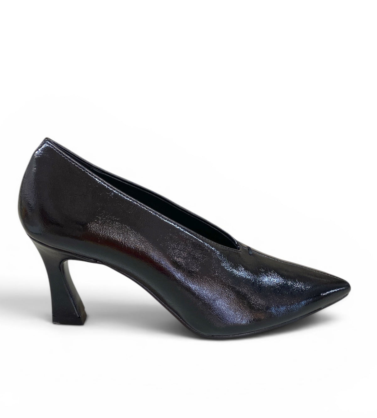 BOTTEGA LOTTI DÉCOLLETÉ ACCOLLATA NERO