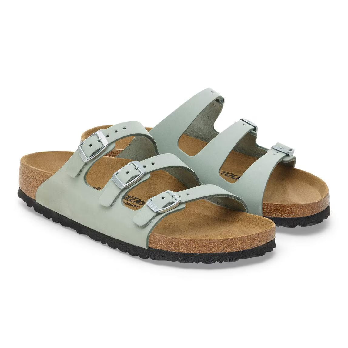 BIRKENSTOCK FLORIDA NABUK PURE SAGE