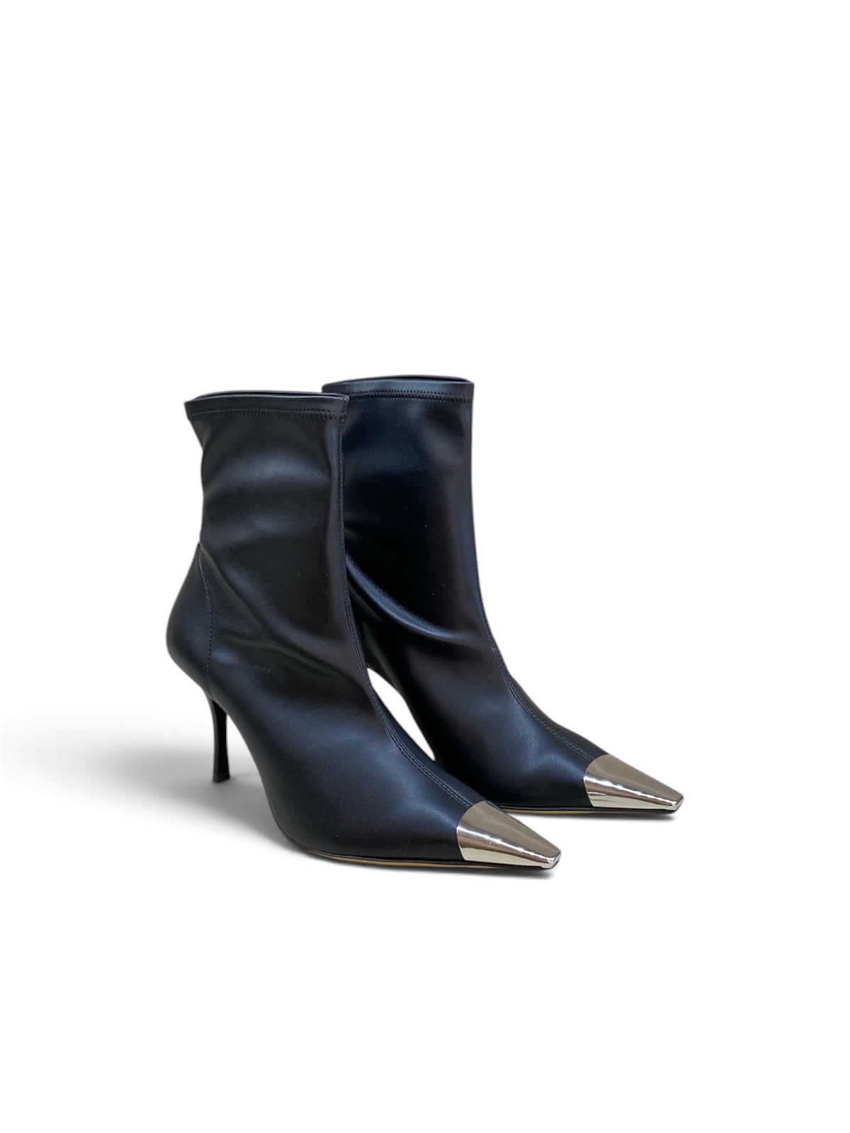 DIVINE FOLLIE STIVALETTO ELASTICIZZATO CON PUNTA METALLIZZATA