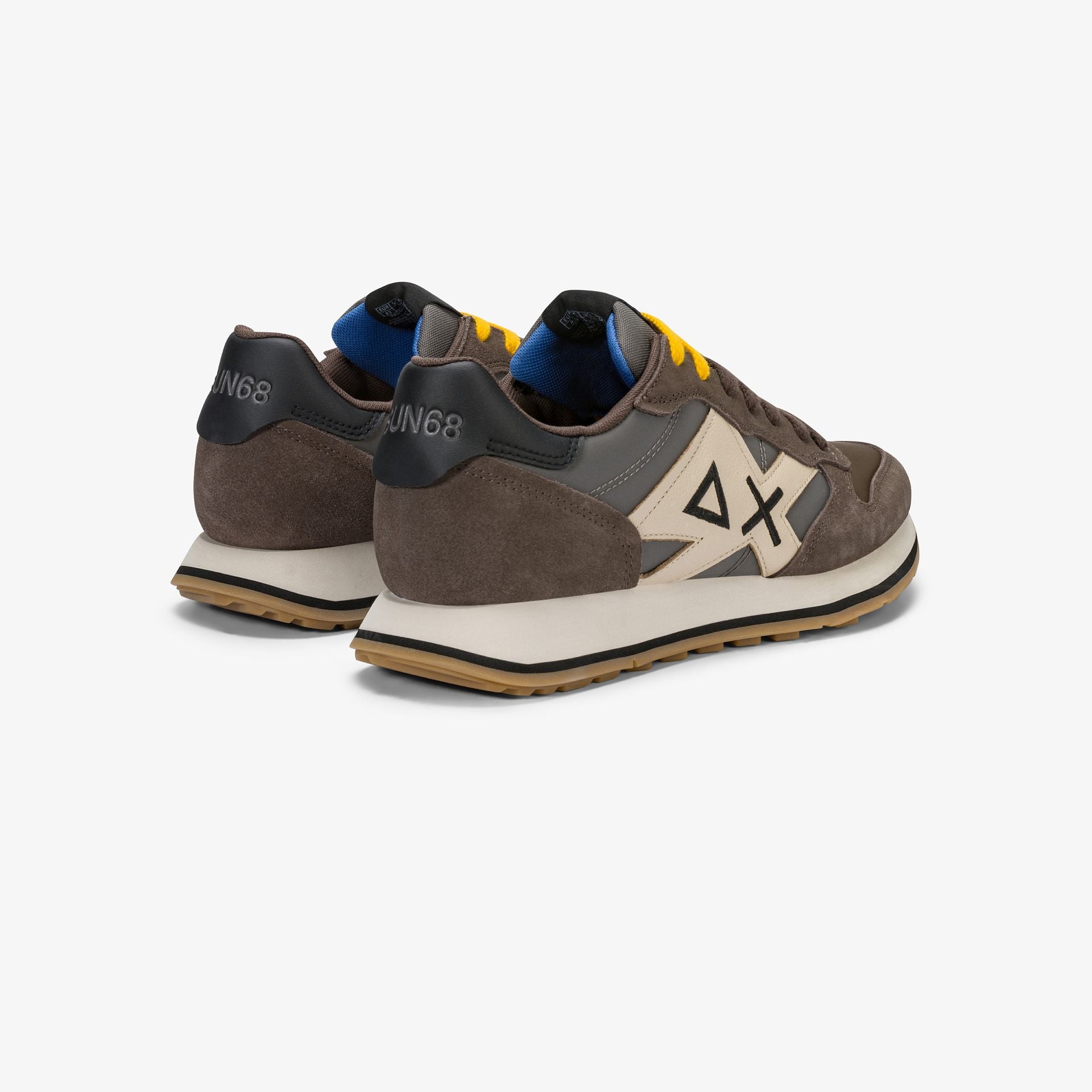 SUN68 SNEAKERS UOMO JAKI MARRONE