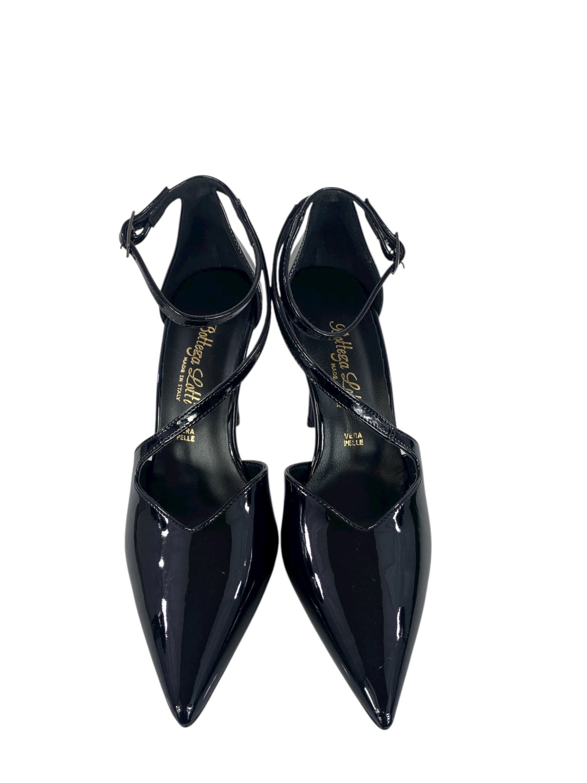 BOTTEGA LOTTI DÈCOLLETÈ IN VERNICE NERA