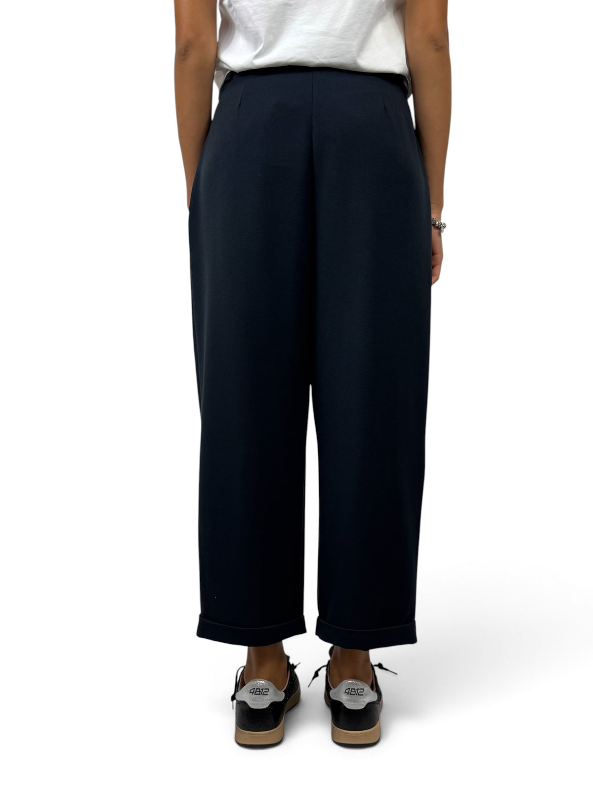 SUSY MIX PANTALONI CON PINCE BLU