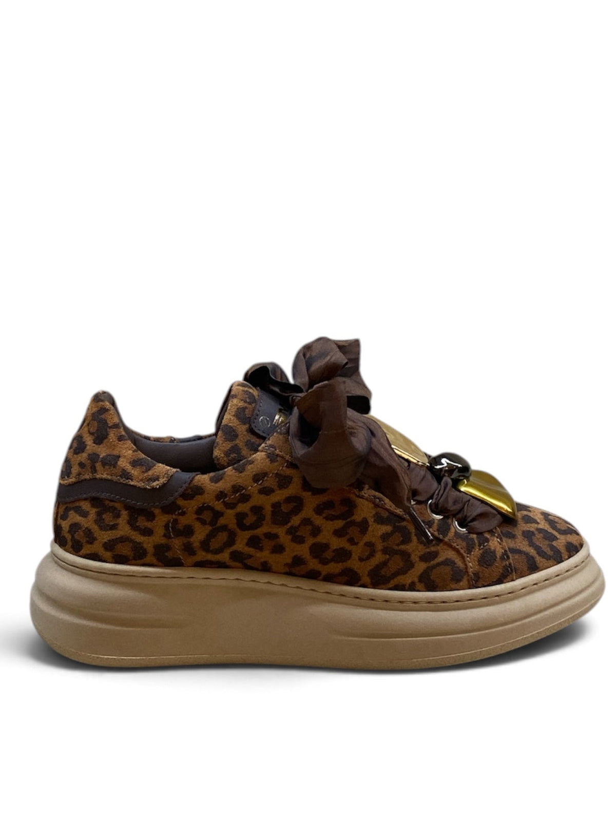 MÉLINÉ SNEAKERS SUEDE LEOPARD