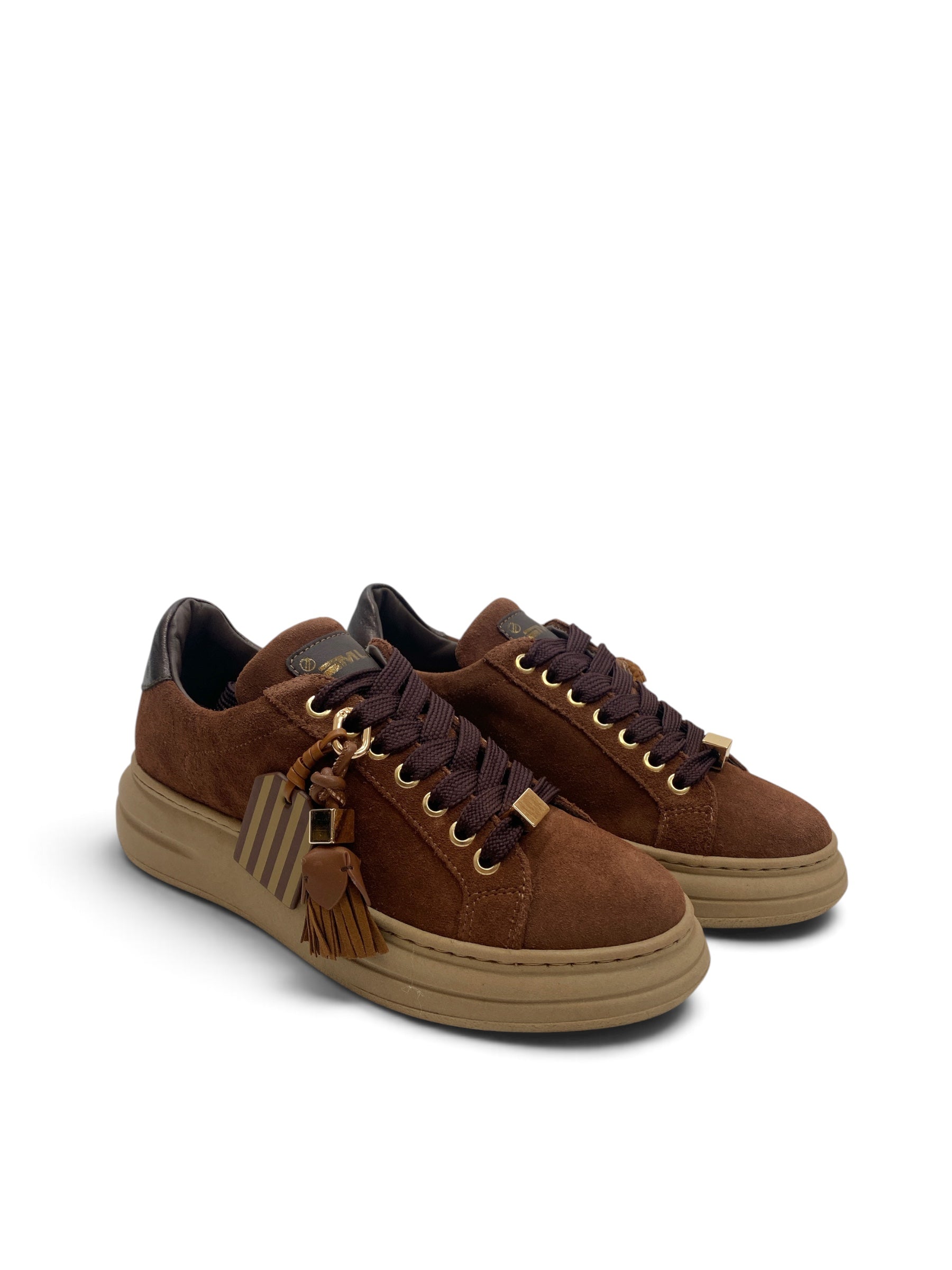 MÉLINÉ SNEAKERS DONNA SUEDE NOCCIOLA