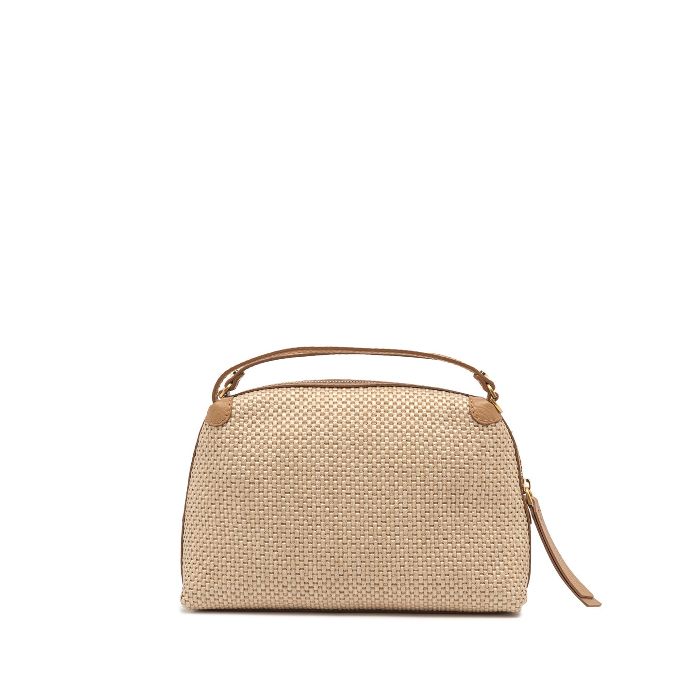 Gianni Chiarini borsa a mano con tracolla realizzata in tessuto di paglia intrecciata