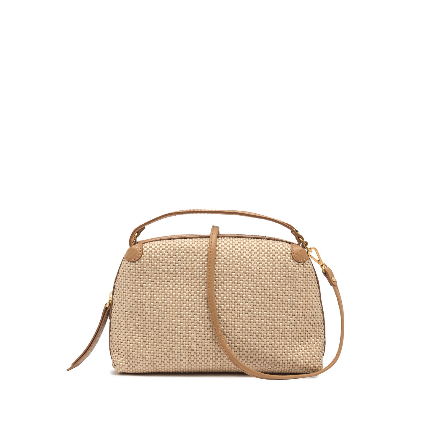 Gianni Chiarini borsa a mano con tracolla realizzata in tessuto di paglia intrecciata