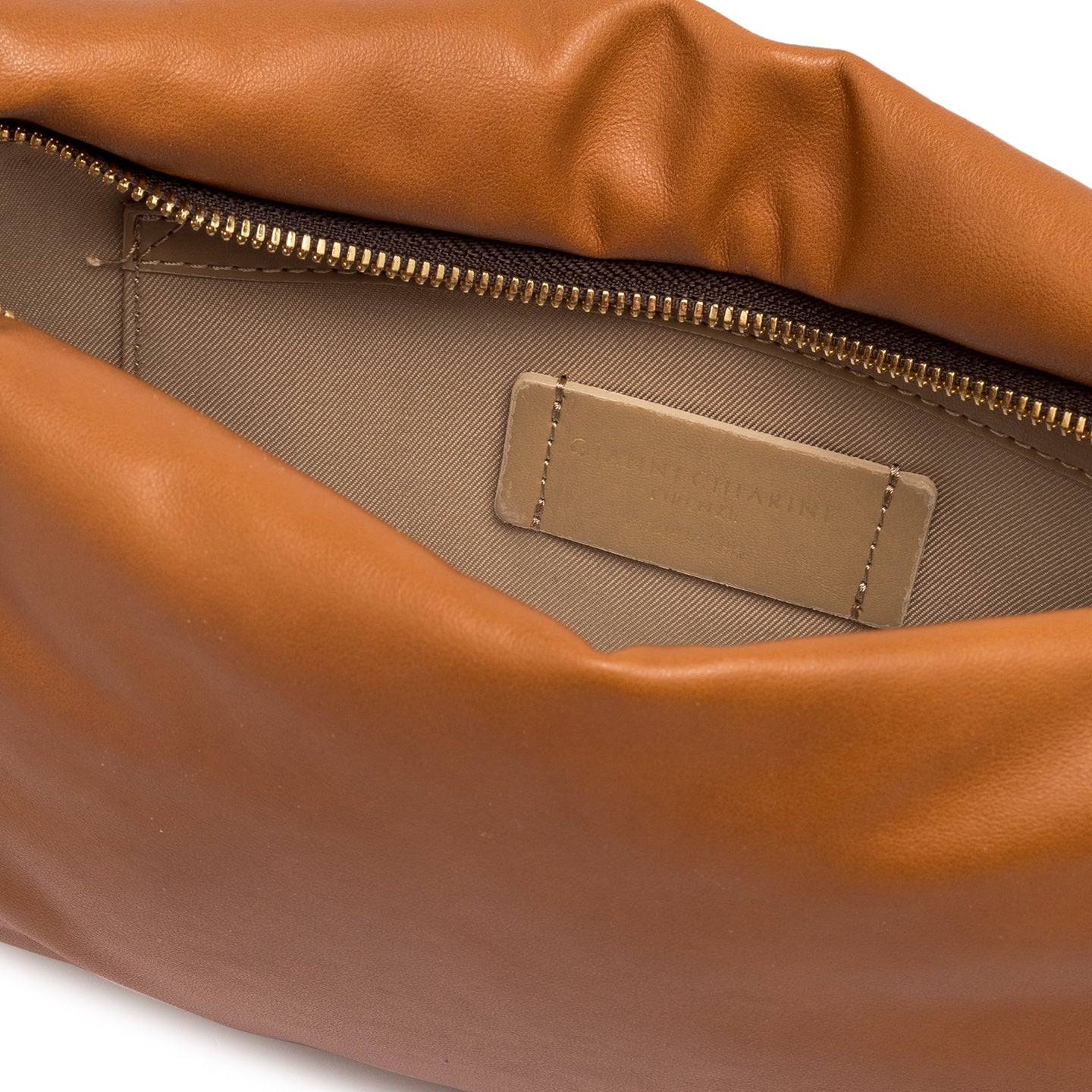 GIANNI CHIARINI POCHETTE CARAMELLO