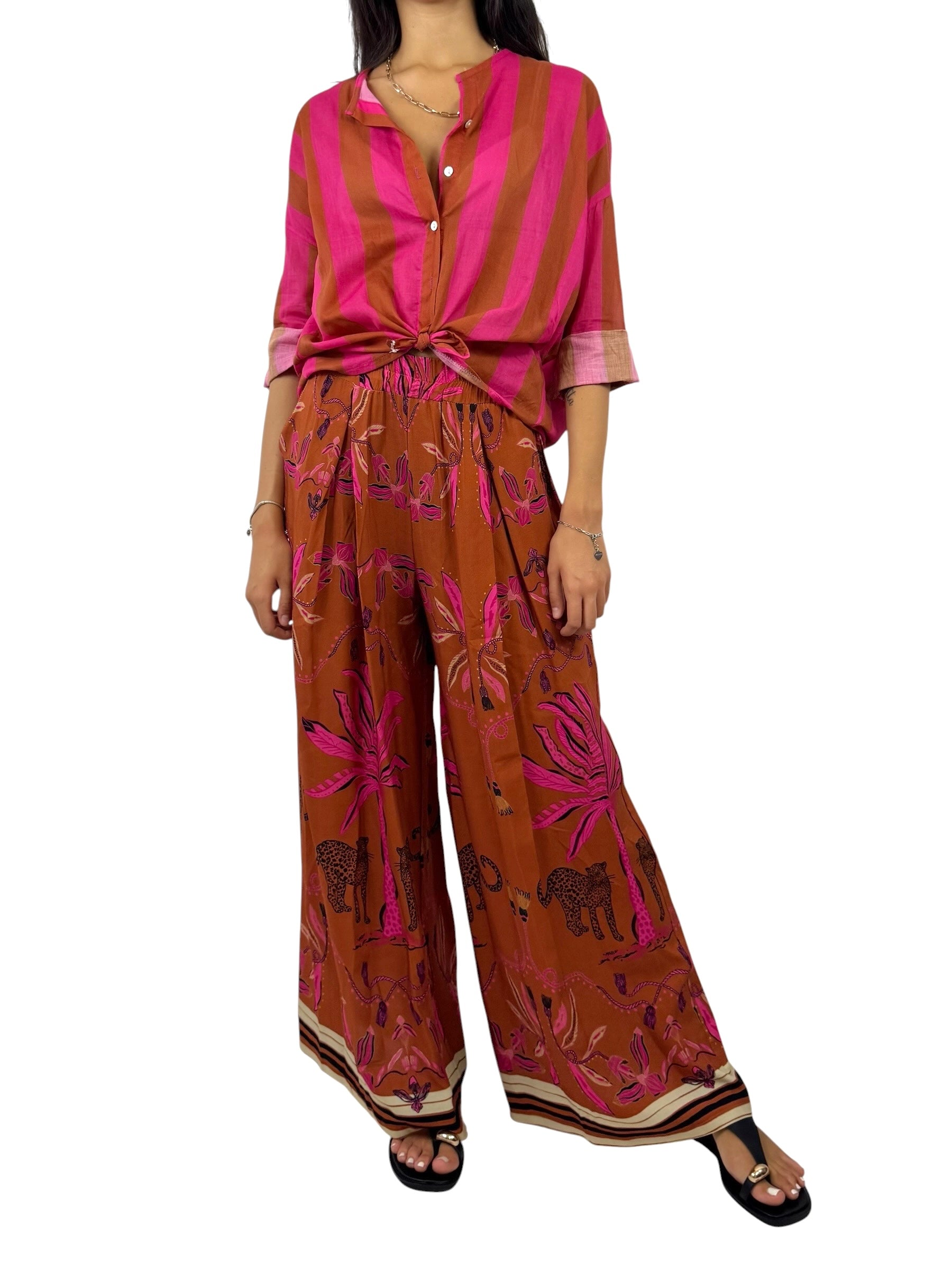 KIKISIX PANTALONE FANTASIA COCCIO