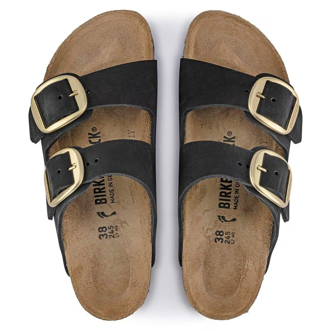 BIRKENSTOCK ARIZONA BIG BUCKLE BLACK