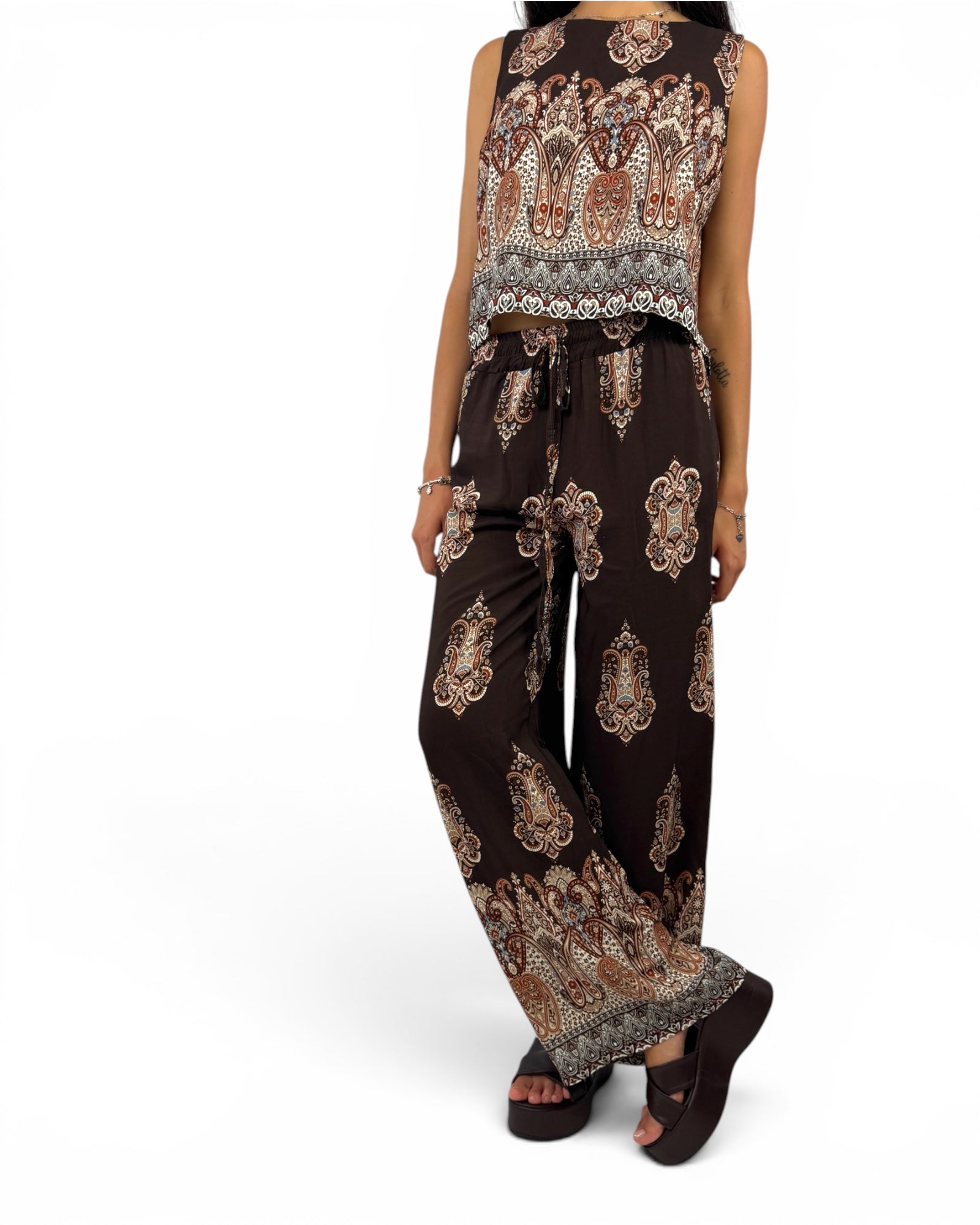 SUSY MIX PANTALONE AMPIO FANTASIA