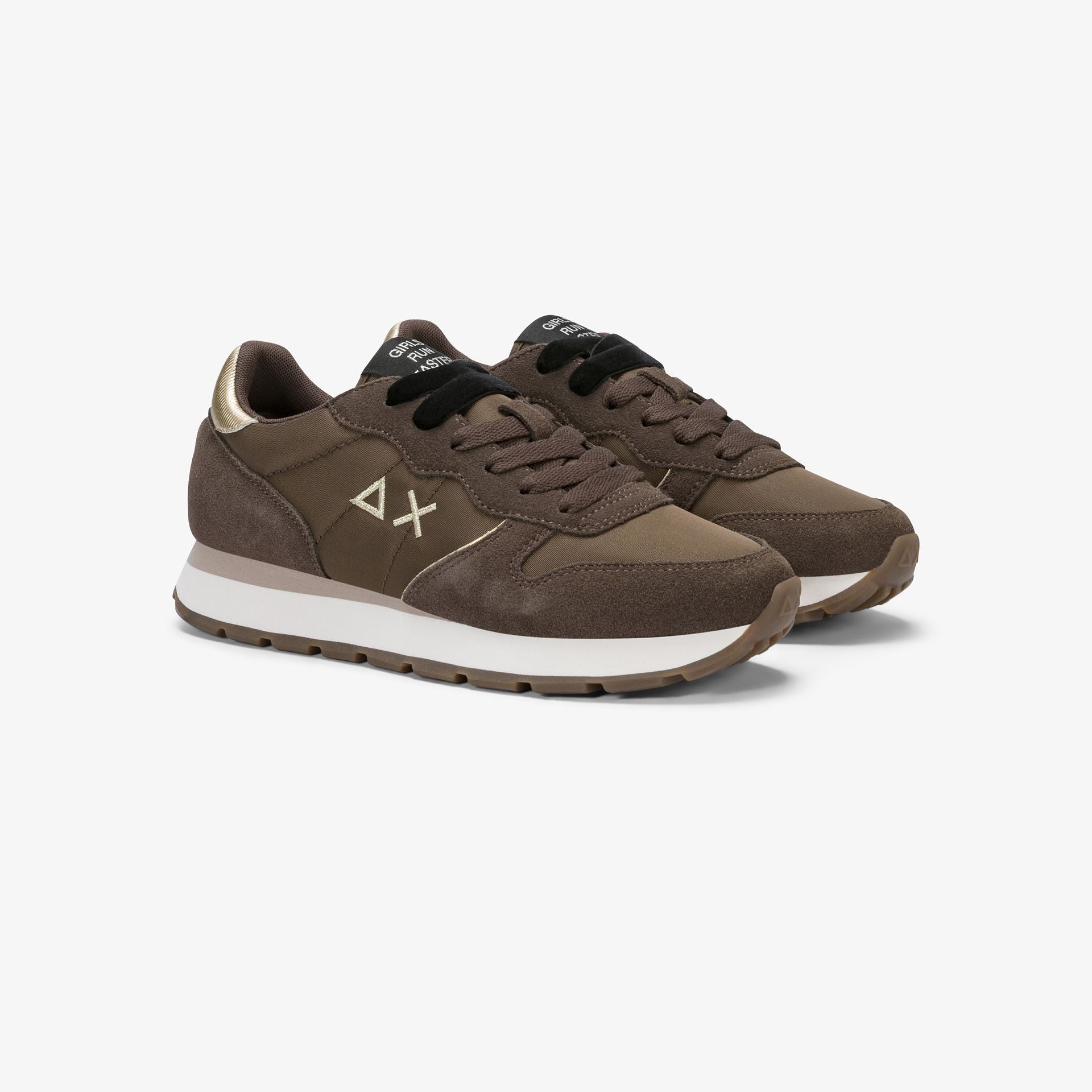 SUN68 SNEAKERS DONNA ALLY MARRONE