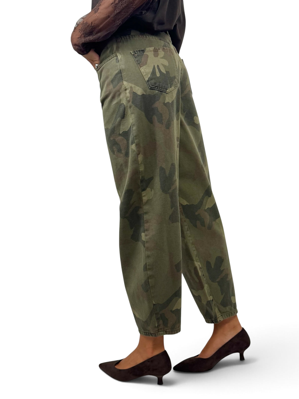 SUSY MIX PANTALONE MILITARE CAMOUFLAGE
